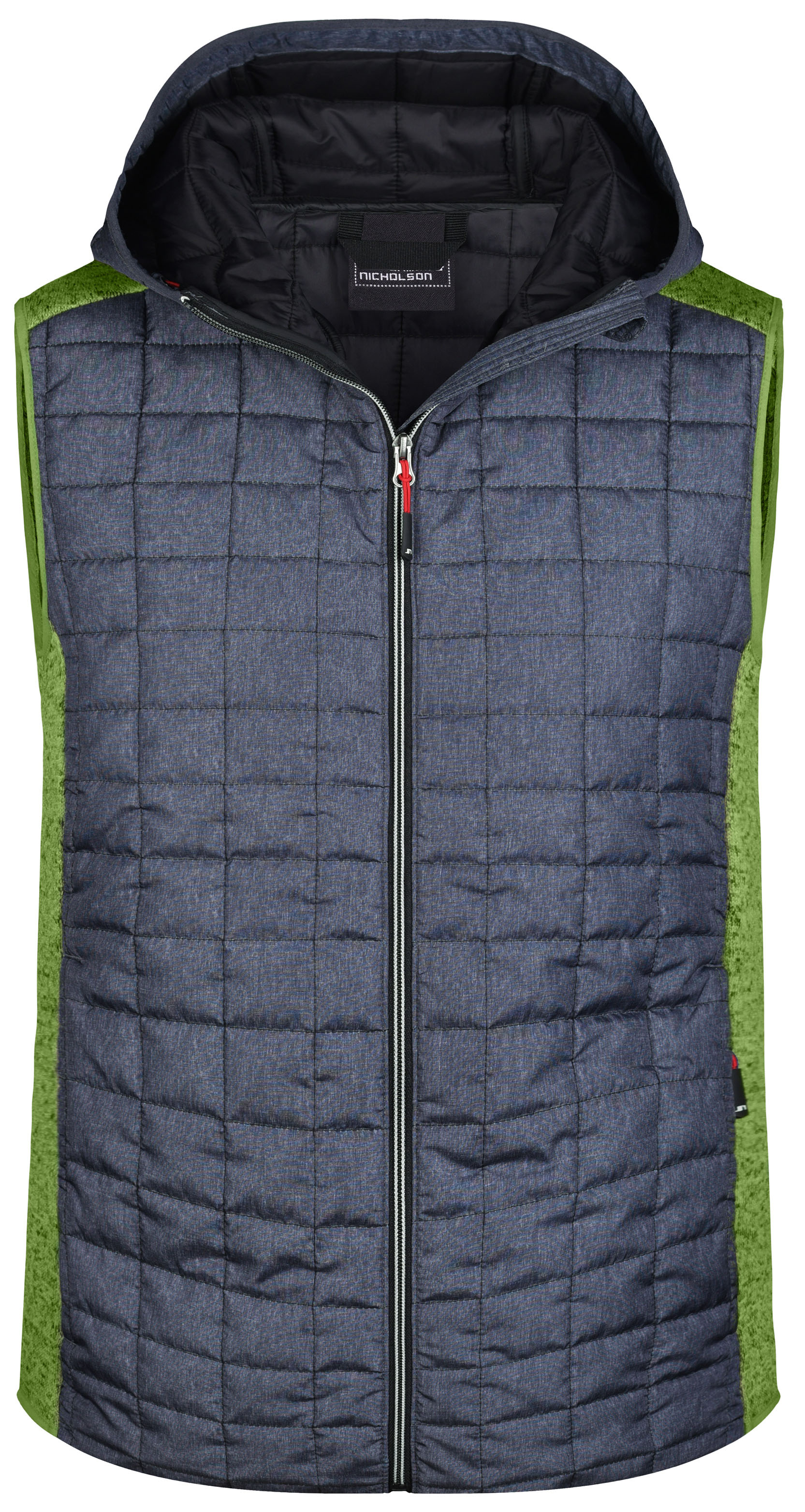 Gilet knitted hybrid Uomo