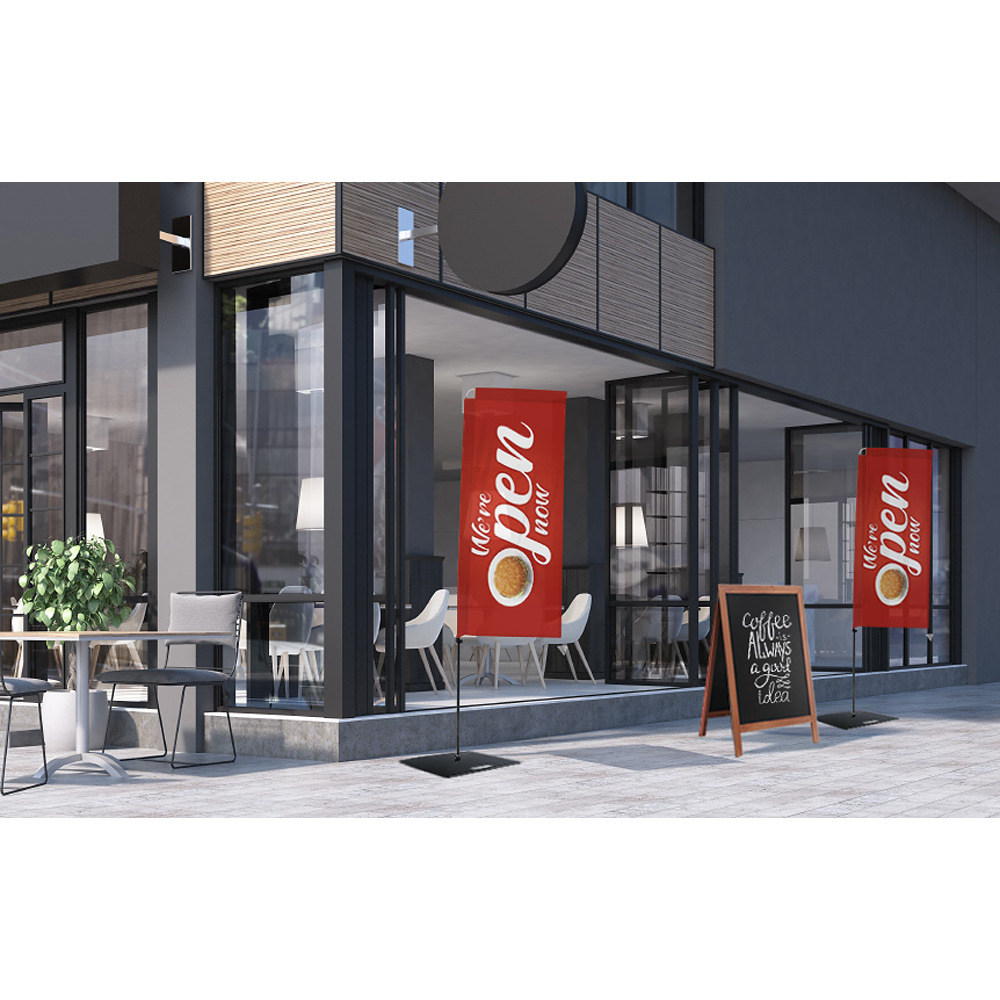 Beach Flag Budget Square