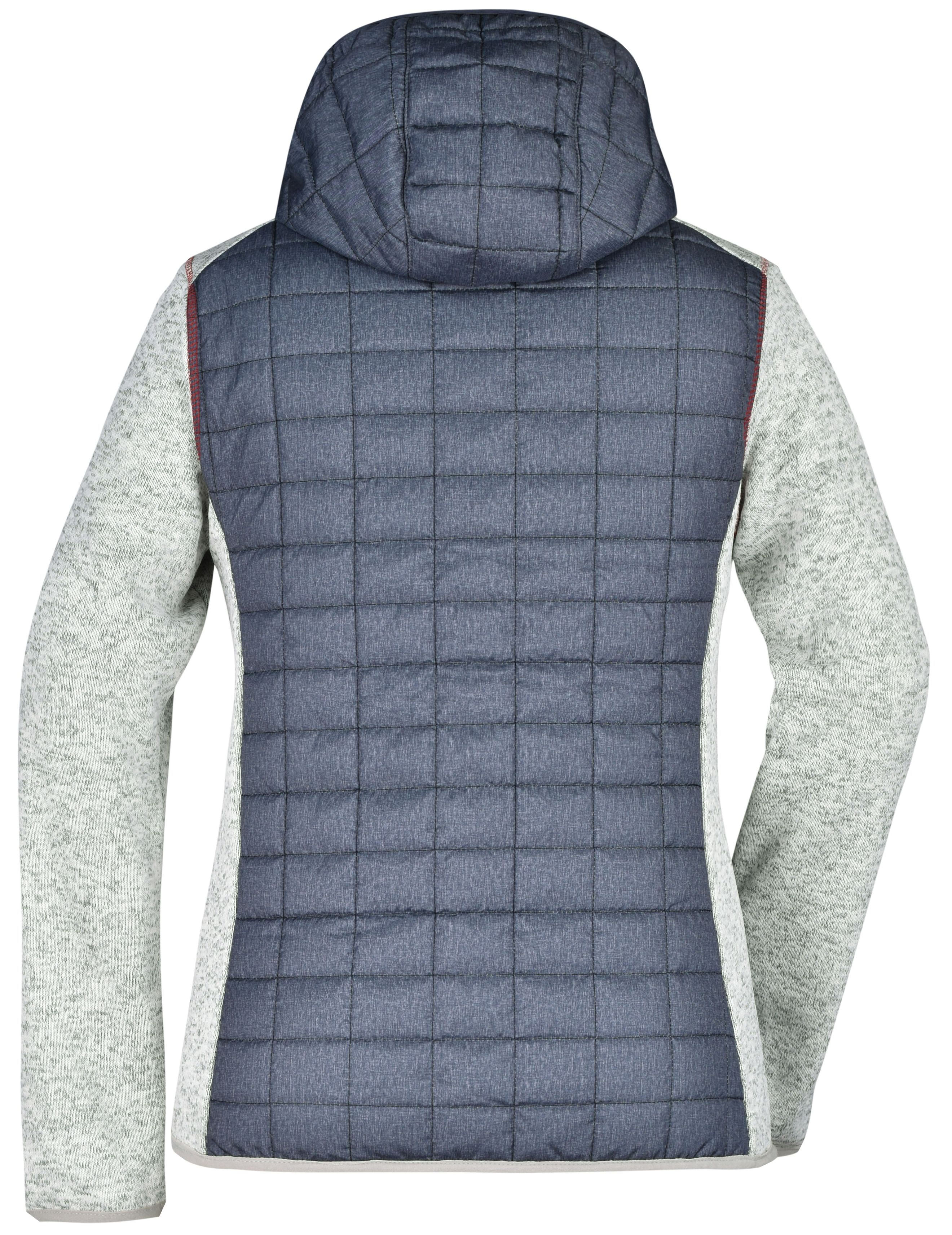 Damen Strick Hybrid Jacke