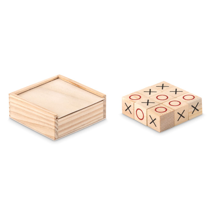 Holzspiel "Tic Tac Toe"