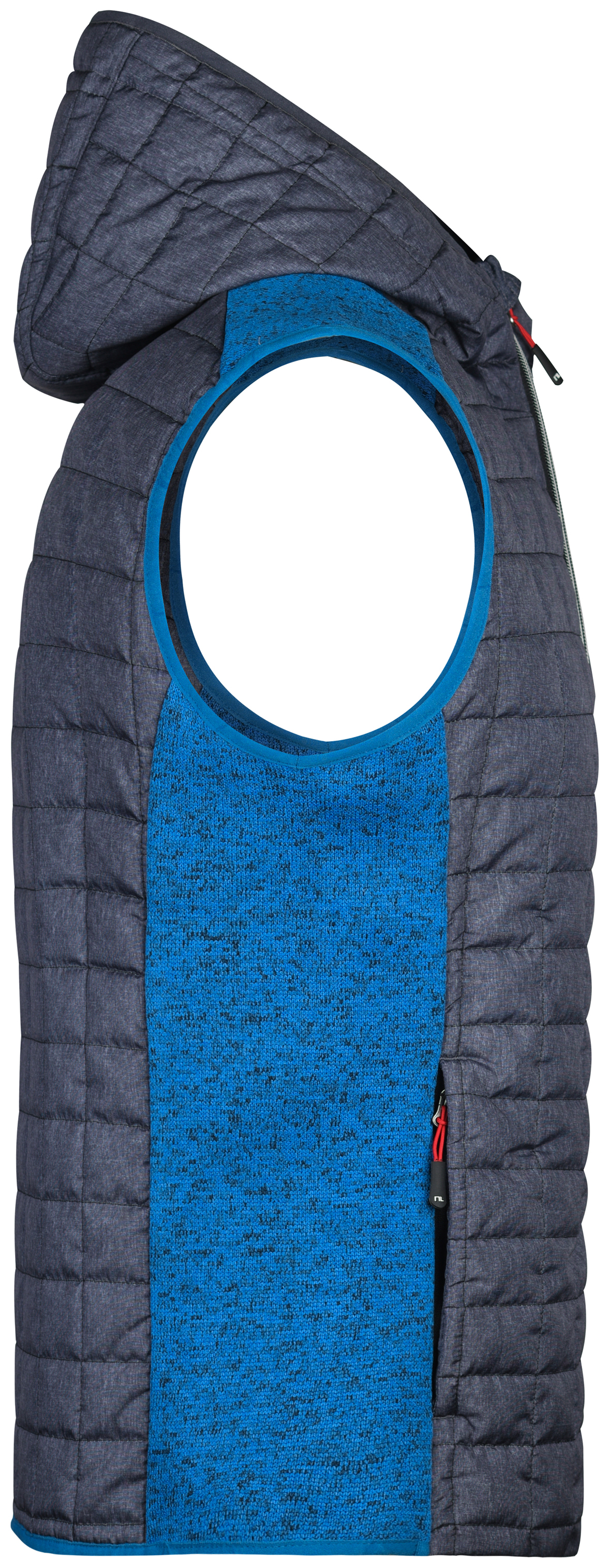 Strick-Hybrid-Weste Herren
