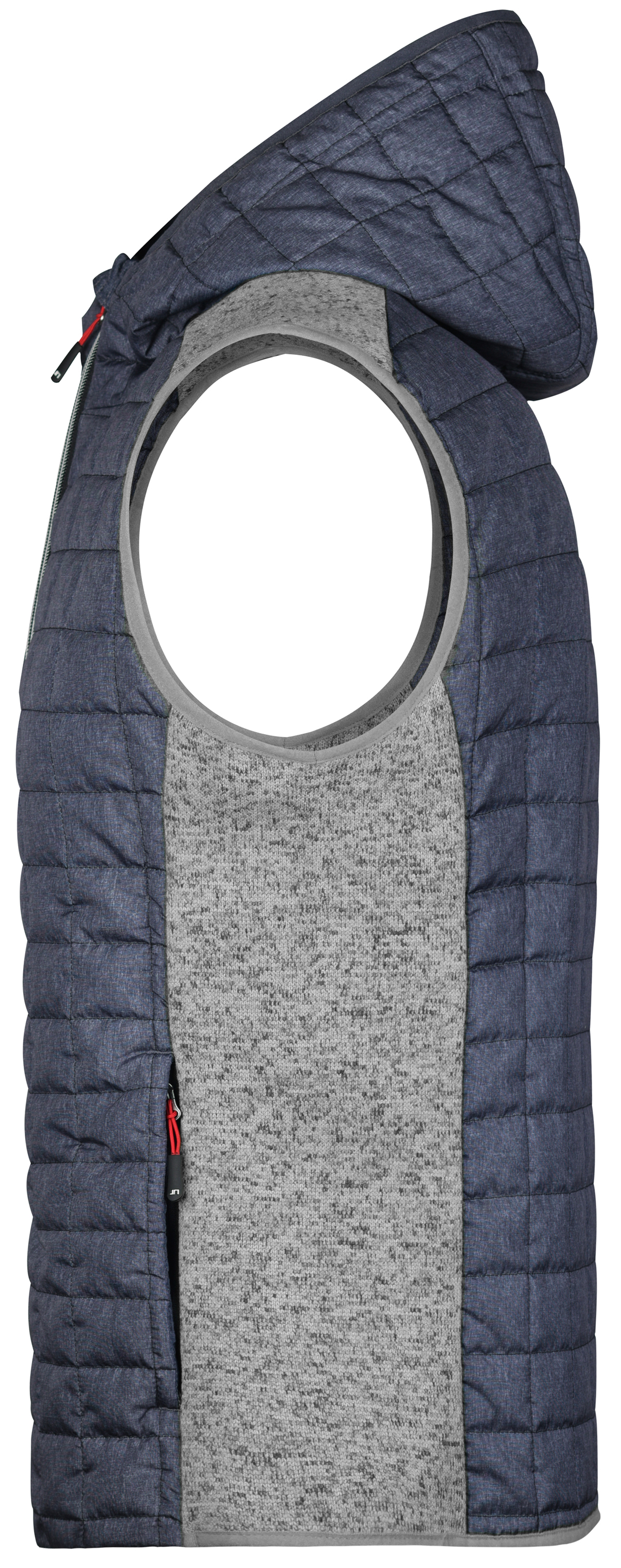 Gilet knitted hybrid Uomo