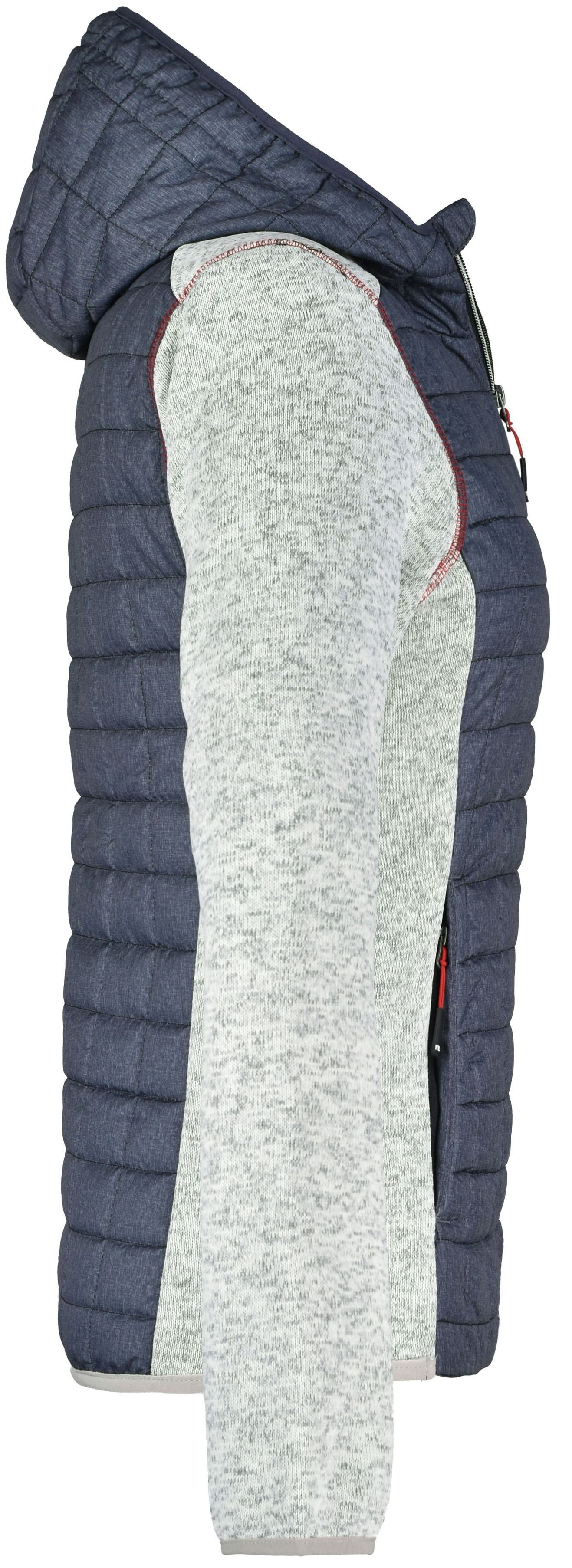 Damen Strick Hybrid Jacke