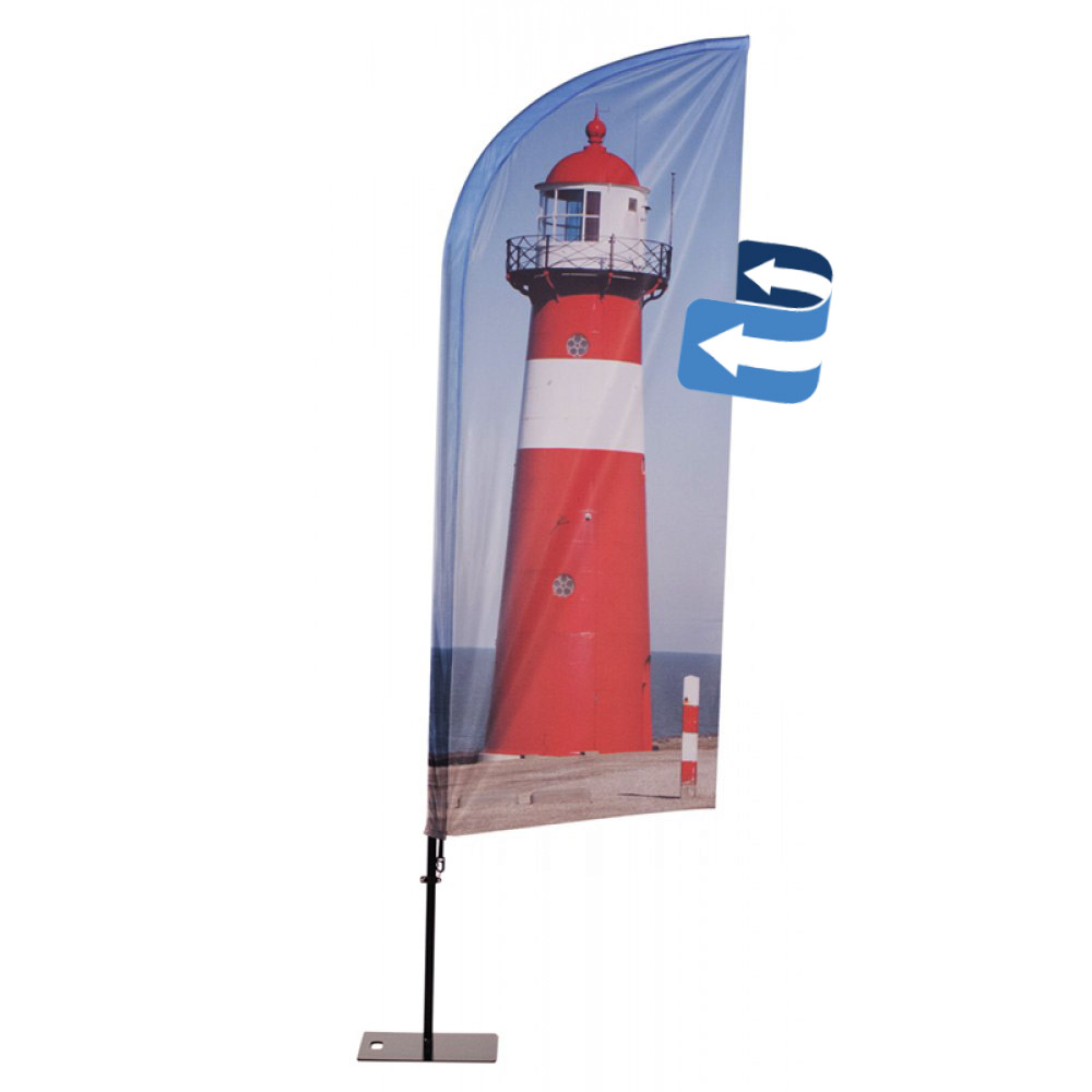 Beachflag Alu Wind Print