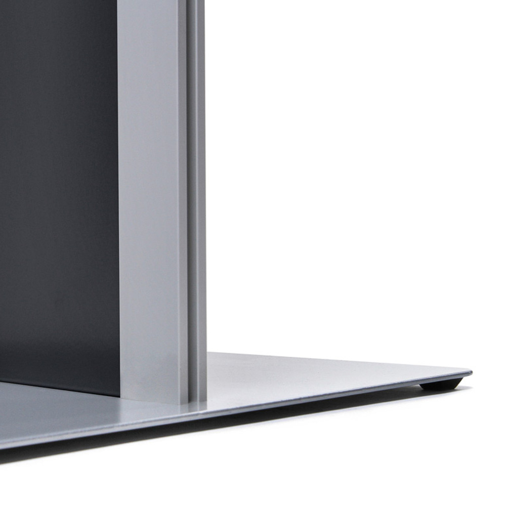 Design Brochure Stand with Shelves