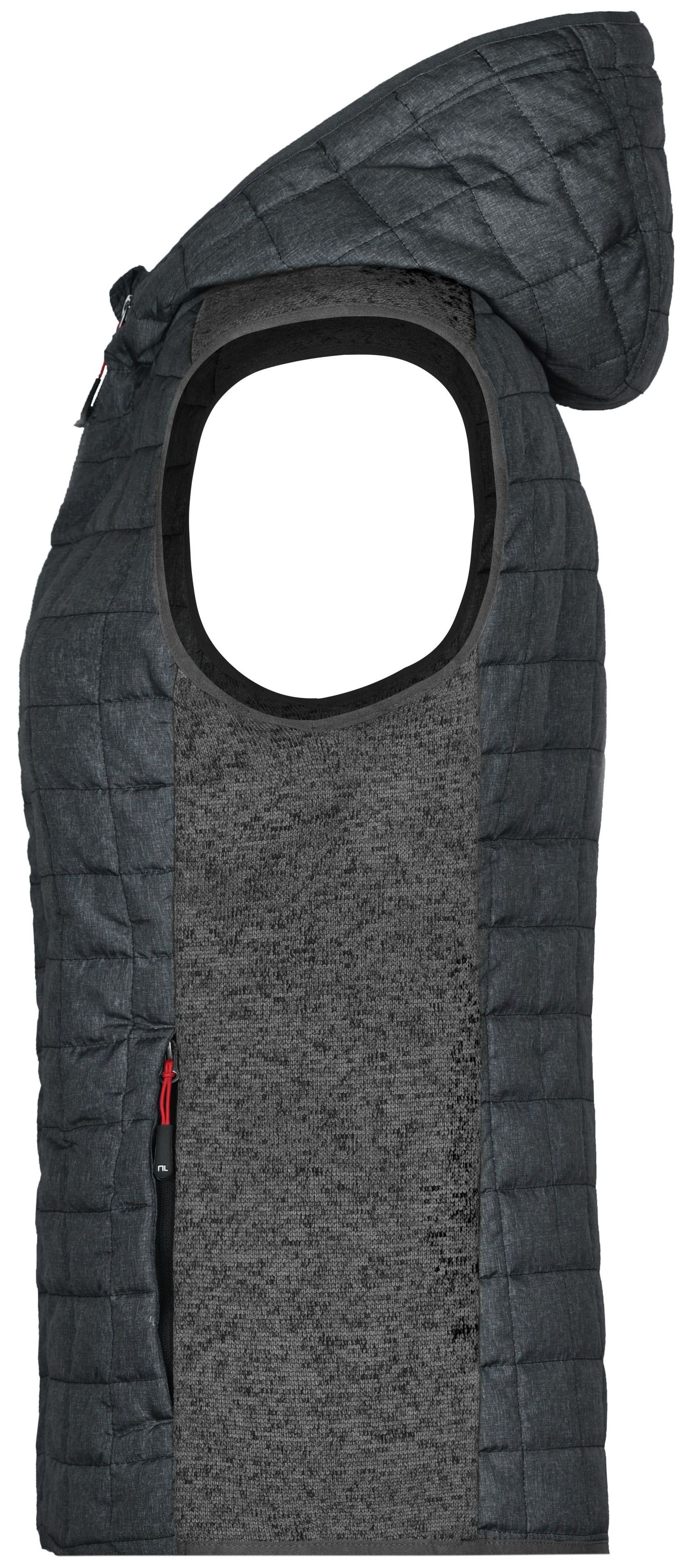 Gilet knitted hybrid Donna