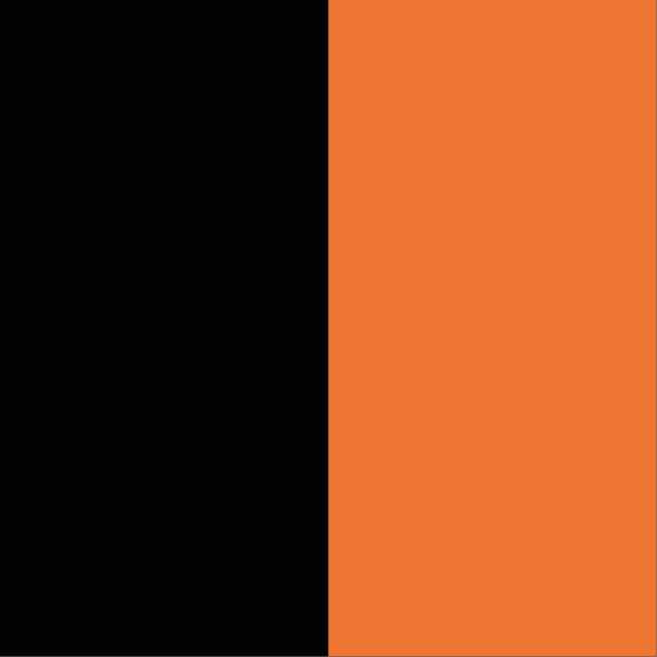 Schwarz-orange