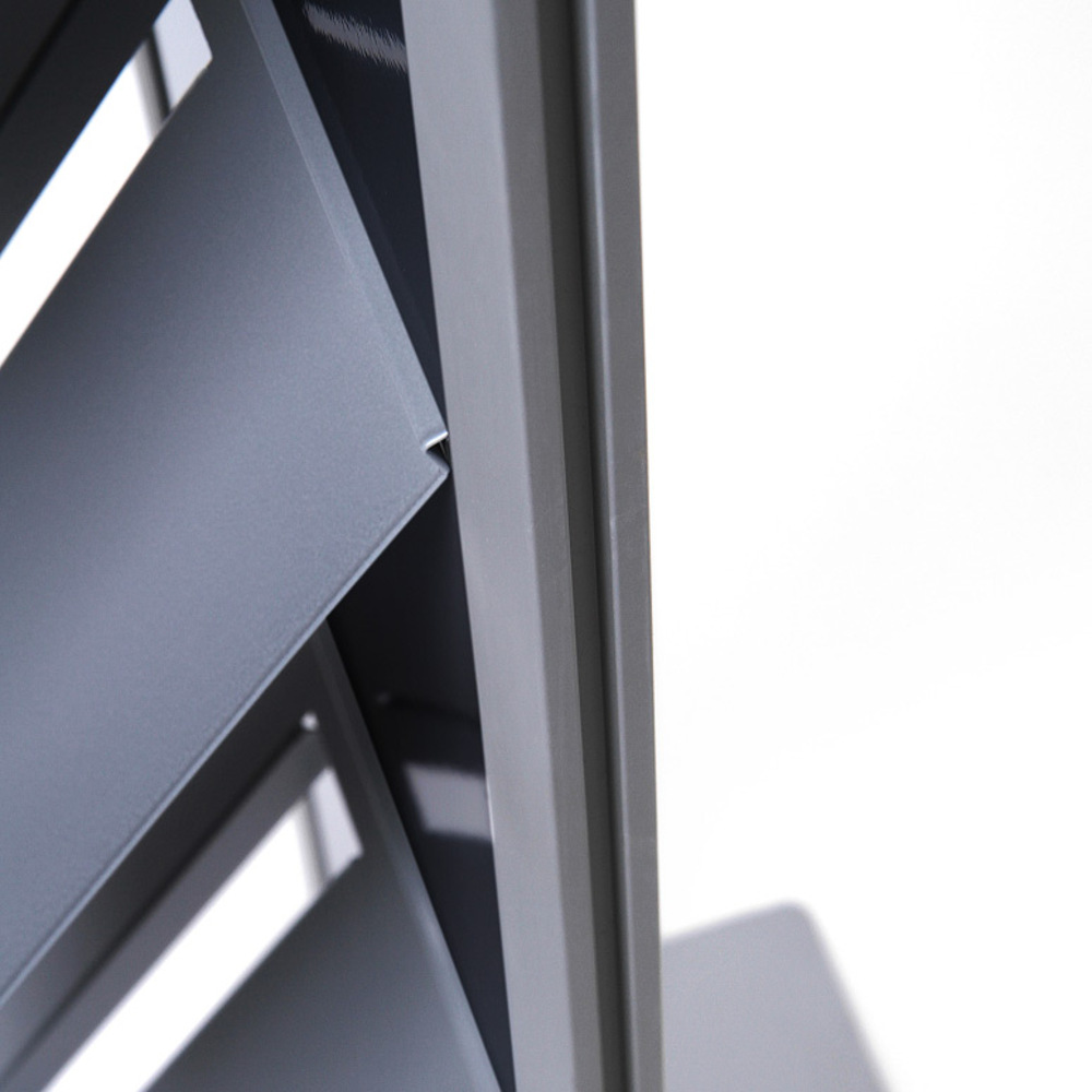 Design Brochure Stand with Shelves