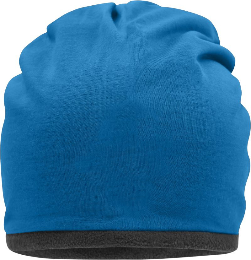Mütze mit Fleece-Kontrastabschluss