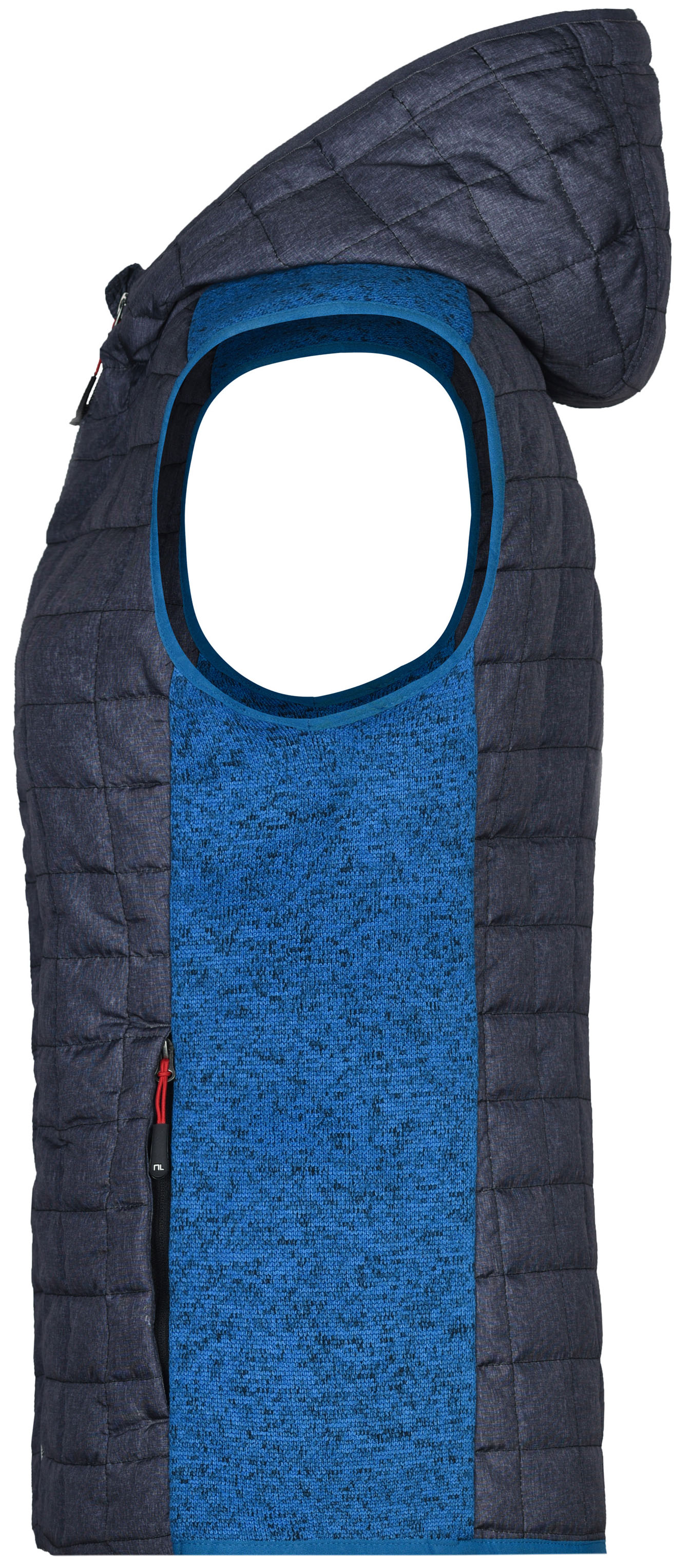 Strick-Hybrid-Weste Damen