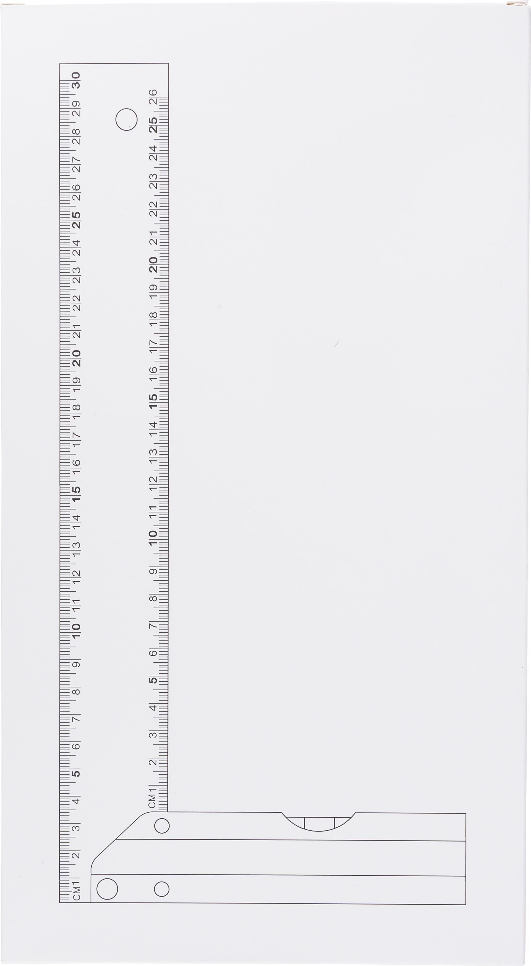 Set quadrato in alluminio Camila