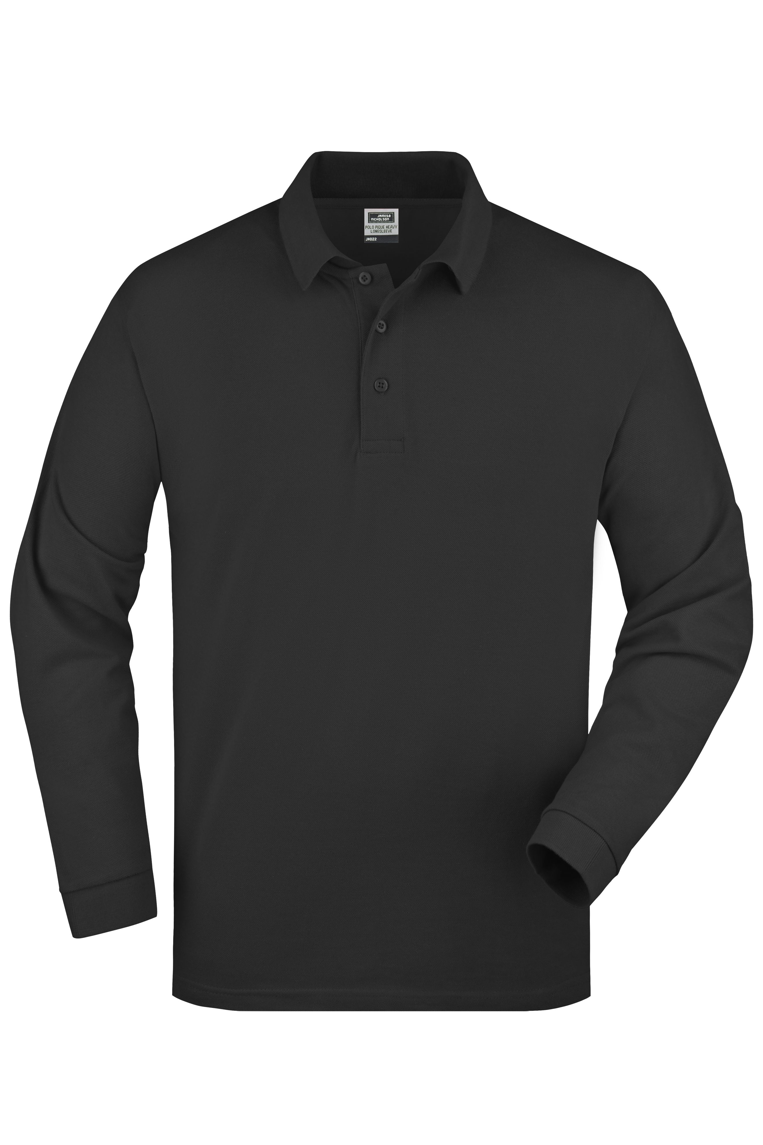 Poloshirt langarm Herren