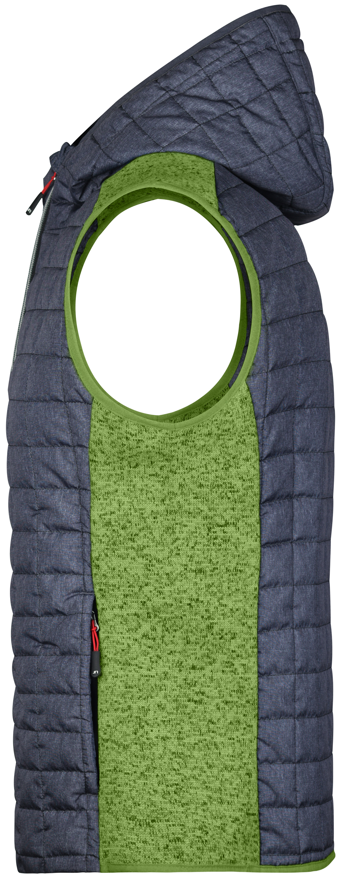 Gilet knitted hybrid Uomo